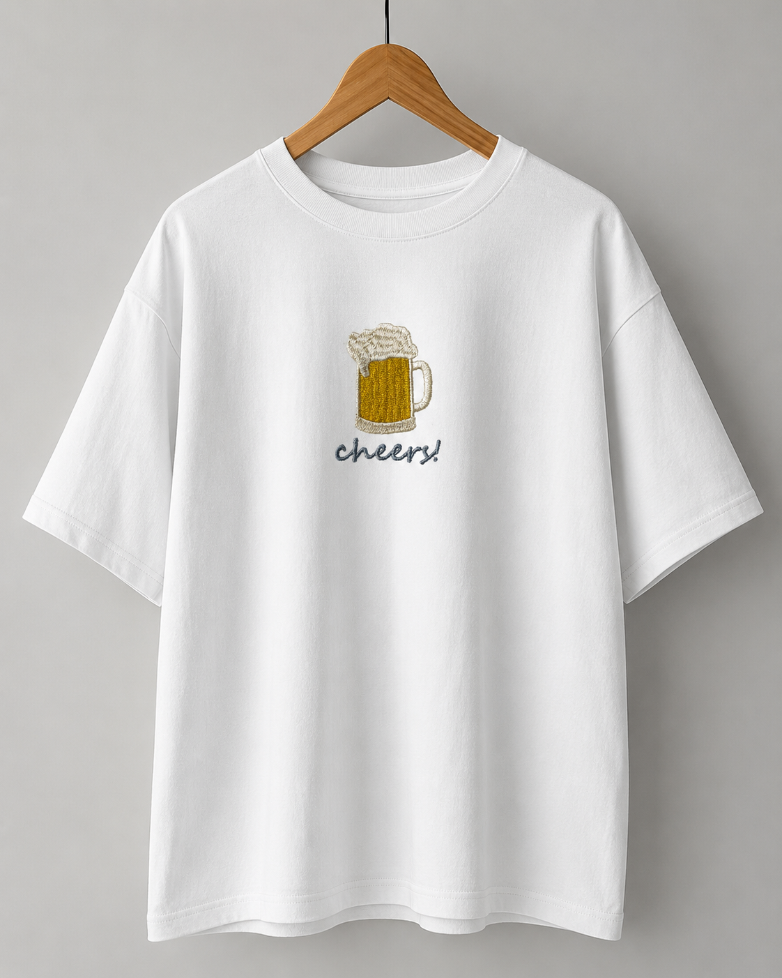 Beer Nakış Temalı Tşört