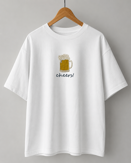 Beer Nakış Temalı Tşört