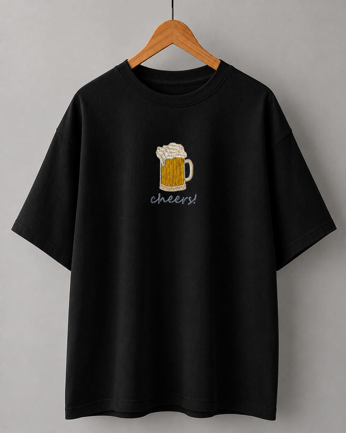 Beer Nakış Temalı Tşört